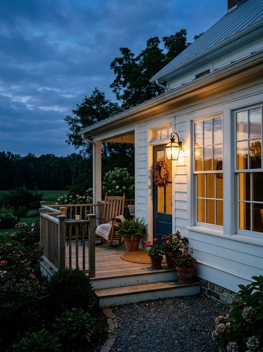 A cared-for Chico-area home at the end of the day